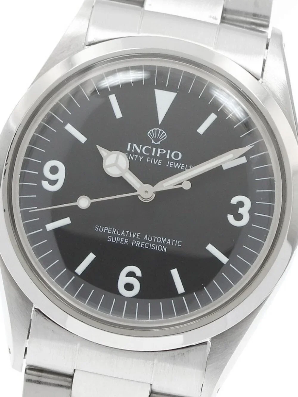 INCIPIO Super Precision Black Dial Automatic Men's Watch_968371